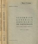 Assemblea generale ordinaria dei partecipanti tenuta in Roma il giorno 31 maggio 1975, anno 1974. 2voll