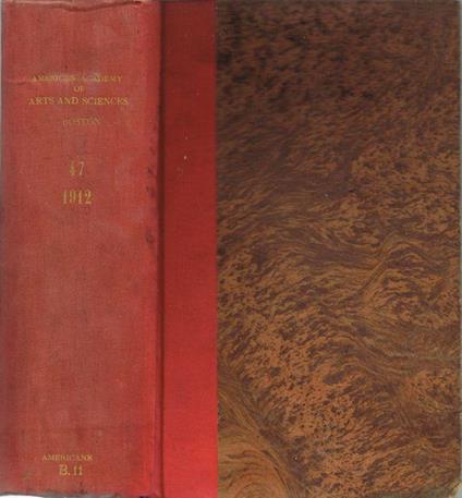 Proceedings of the American Academy of Arts and Sciences - copertina