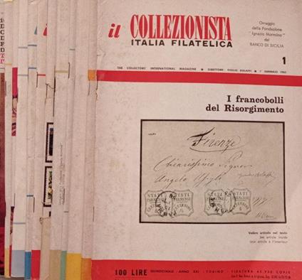 Il Collezionista, Italia Filatelica n.1,3,4,5,6,7,8,9,10,11,12,13 1965 - Giulio Bolaffi - copertina