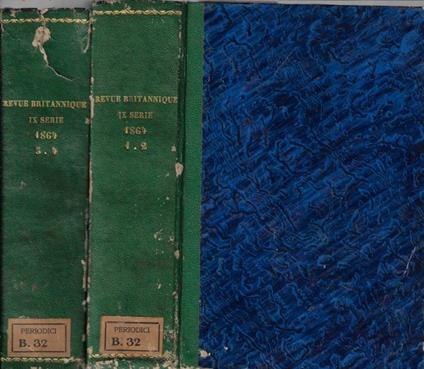 Revue britannique 1864 Tome I-II, III-IV - copertina