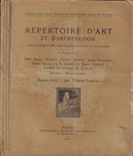 Répertoire d'art et d'archéologie I année 1910