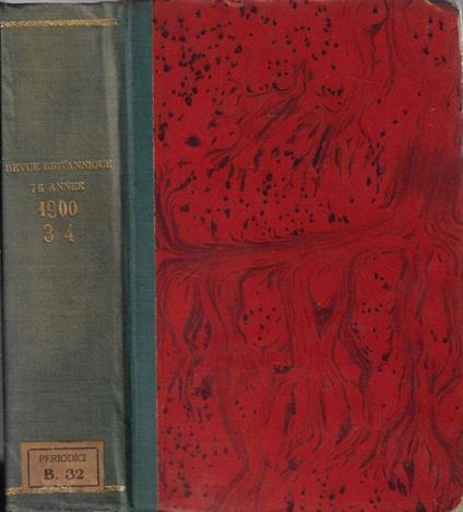 Revue britannique 1900 Tome III-IV - copertina