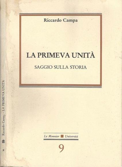 La primeva unità - Riccardo Campa - copertina