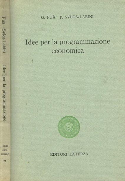 Idee per la programmazione economica - copertina