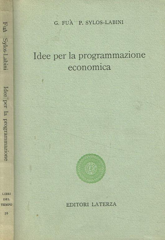 Idee per la programmazione economica - copertina