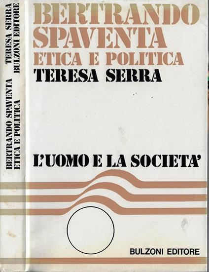 Bertrando Spaventa - copertina
