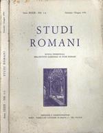 Studi Romani Anno XXXIX n. 1 - 2