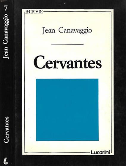 Cervantes - Jean Canavaggio - copertina