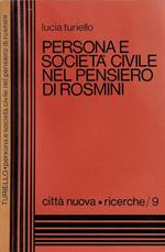 Persona e società civile nel pensiero di Rosmini