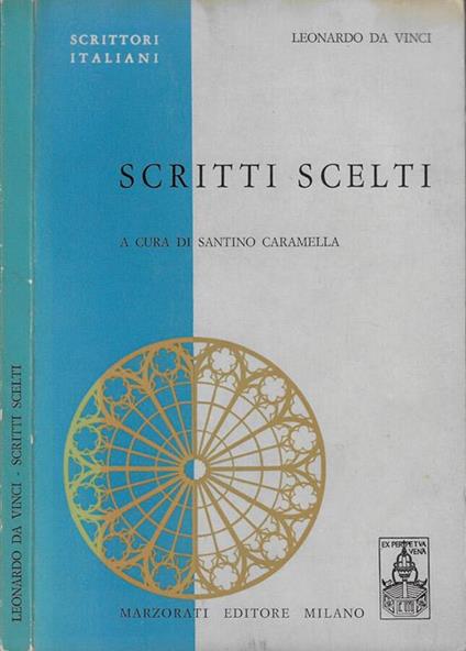 Scritti scelti - Leonardo da Vinci - copertina