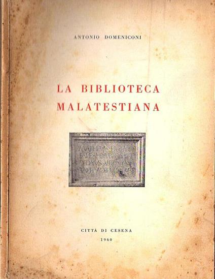 La Biblioteca Malatestiana - copertina