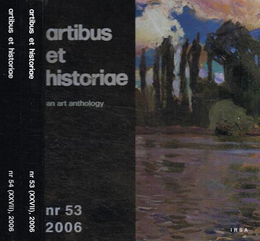 Artibus et historiae an art anthology n.34, 1996 - copertina