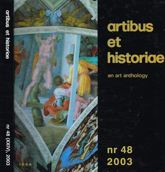 Artibus et Historiae an art anthology n.48, 2003 - copertina