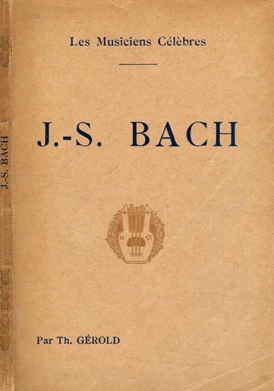 J.S. Bach - Théodore Gerold - copertina