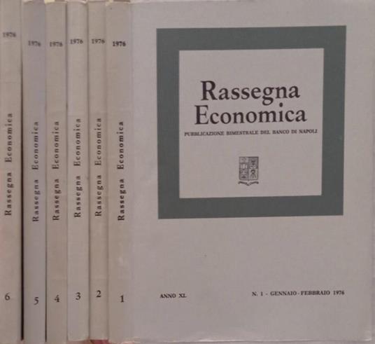 Rassegna Economica - Epicarmo Corbino - copertina