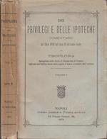 Dei privilegi e delle ipoteche vol I