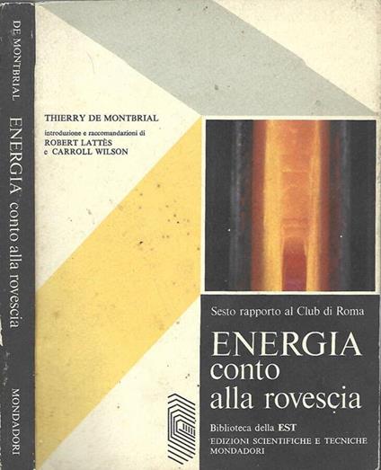 Energia conto alla rovescia - Thierry de Montbrial - copertina