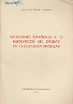 Soluciones espanolas a la insolvencia del deudor en la ejecucion singular