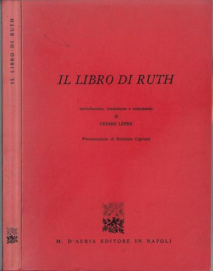 Il libro di Ruth - copertina