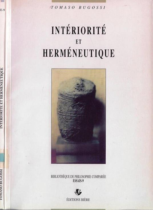 Intériorité et Herméneutique - Tomaso Bugossi - copertina