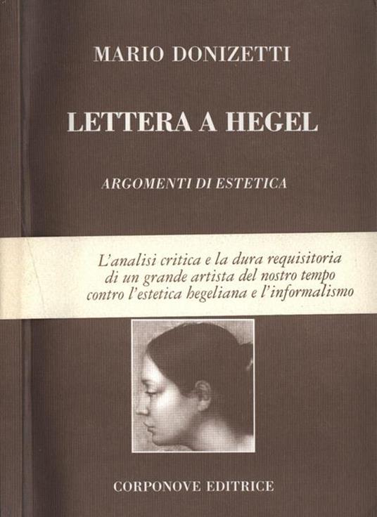 Lettera a Hegel - Mario Donizetti - copertina