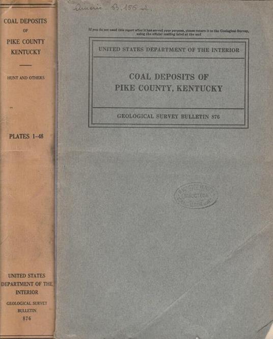 Coal deposits of Pike County, Kentucky - copertina