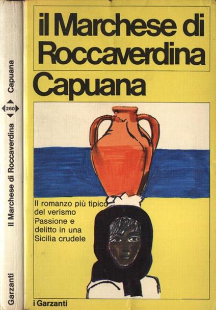 Il Marchese di Roccaverdina - Luigi Capuana - copertina