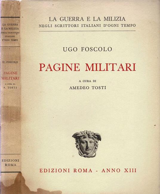 Pagine militari - Ugo Foscolo - copertina