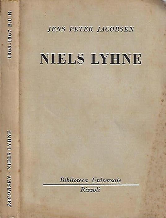 Niels Lyhne - Jens Peter Jacobsen - copertina