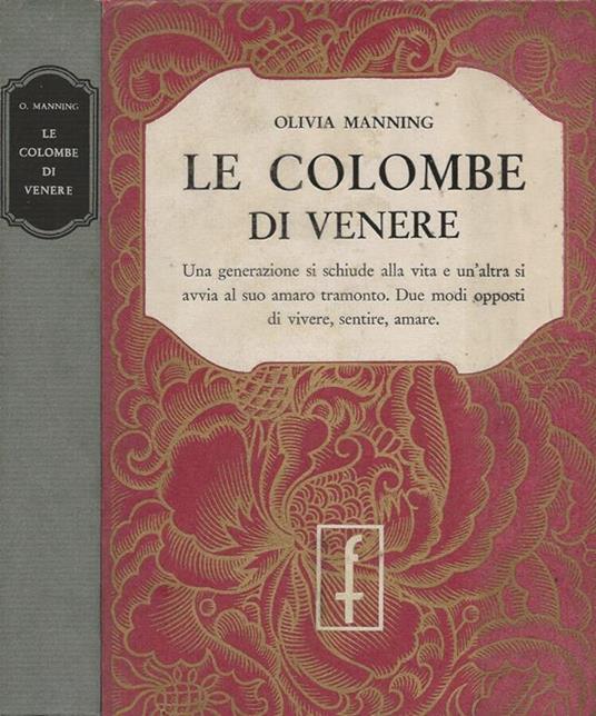 Le colombe di Venere - Olivia Manning - copertina