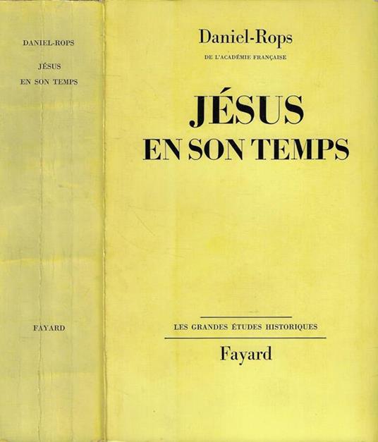 Jésus en son temps - Henri Daniel Rops - copertina