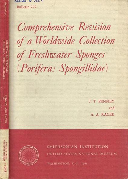 Comprehensive revision of a worldwide collection of freshwater sponges (Porifera: spongillidae) - copertina