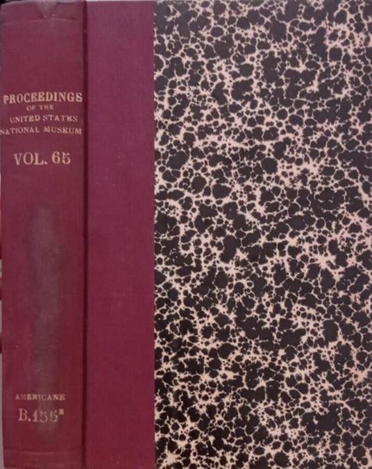 Proceedings of the United States National Museum Vol.65 - copertina