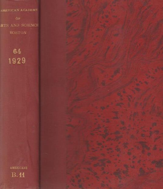 Proceedings of the American Academy of Arts and Sciences - Angelico da Civitavecchia - copertina