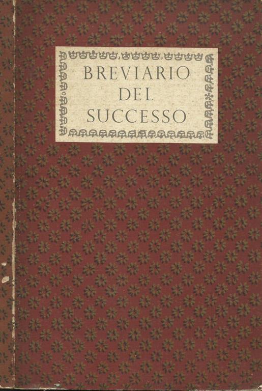 Breviario del successo - copertina