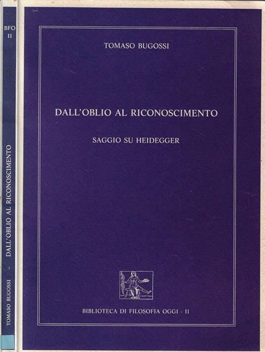 Dall'oblio al riconoscimento - Tomaso Bugossi - copertina