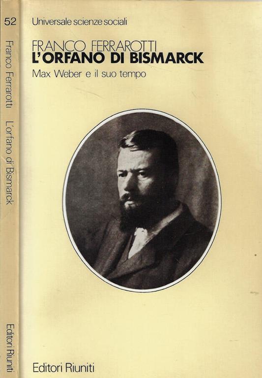 L' orfano di Bismarck - Franco Ferrarotti - copertina