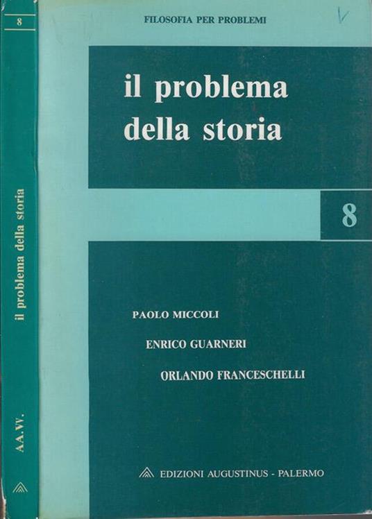 Il problema della storia - Paolo Miccoli - copertina