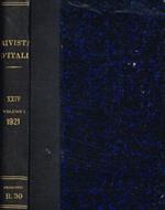 Rivista d'italia anno XXIV, vol.1, 1921