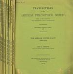 Transactions of the american philosophical society. New series, volume 66, fasc.1/8
