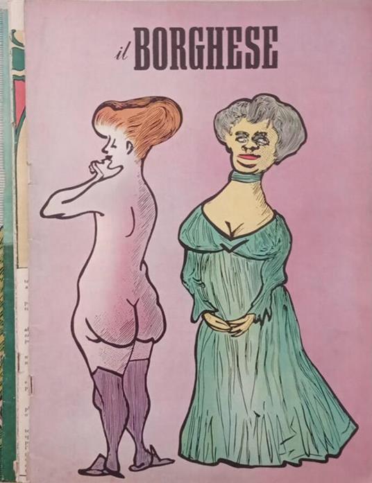 Il Borghese- Settimanale anno XI- n.4,5,6,8-1960 - copertina