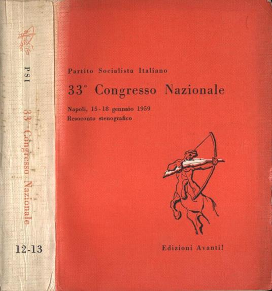 33 Congresso Nazionale - copertina