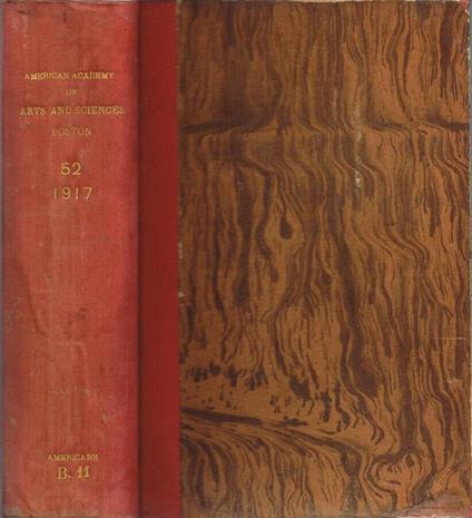 Proceedings of the American Academy of Arts and Sciences - copertina