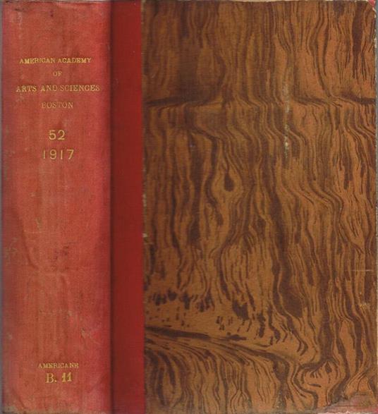 Proceedings of the American Academy of Arts and Sciences - copertina