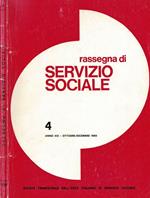 Rassegna di Servizio Sociale - 1980, n. 4