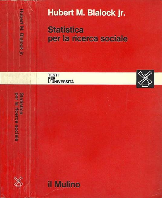 Statistica per la ricerca sociale - copertina