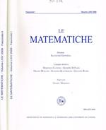 Le matematiche. Fasc.I, II, vol.LXIV, anno 2009, 2voll