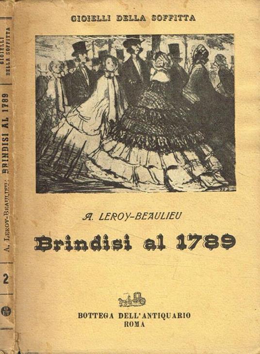 Brindisi al 1789 - A. Leroy-Beaulieu - copertina