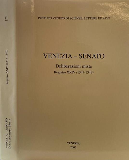 Venezia-Senato - Ermanno Orlando - copertina