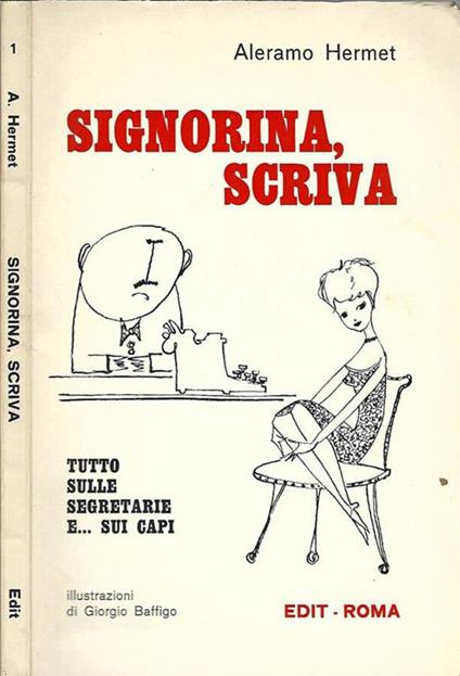 Signorina, Scriva - Aleramo Hermet - copertina